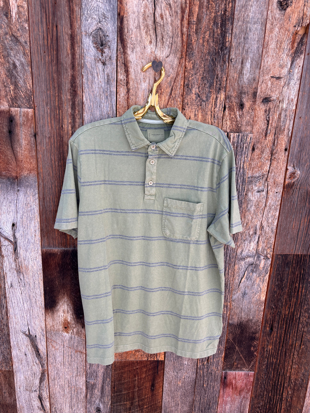 True Grit S/S Polo- Grass