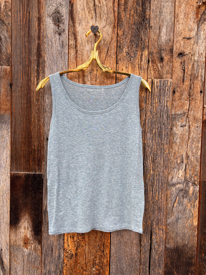 Paper Label Sana Sheer Tank Smoky Blue