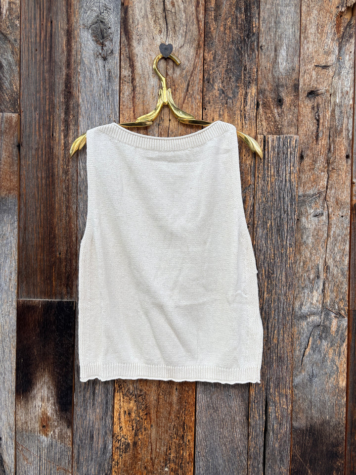 Paper Label Eunice Tank Gardenia