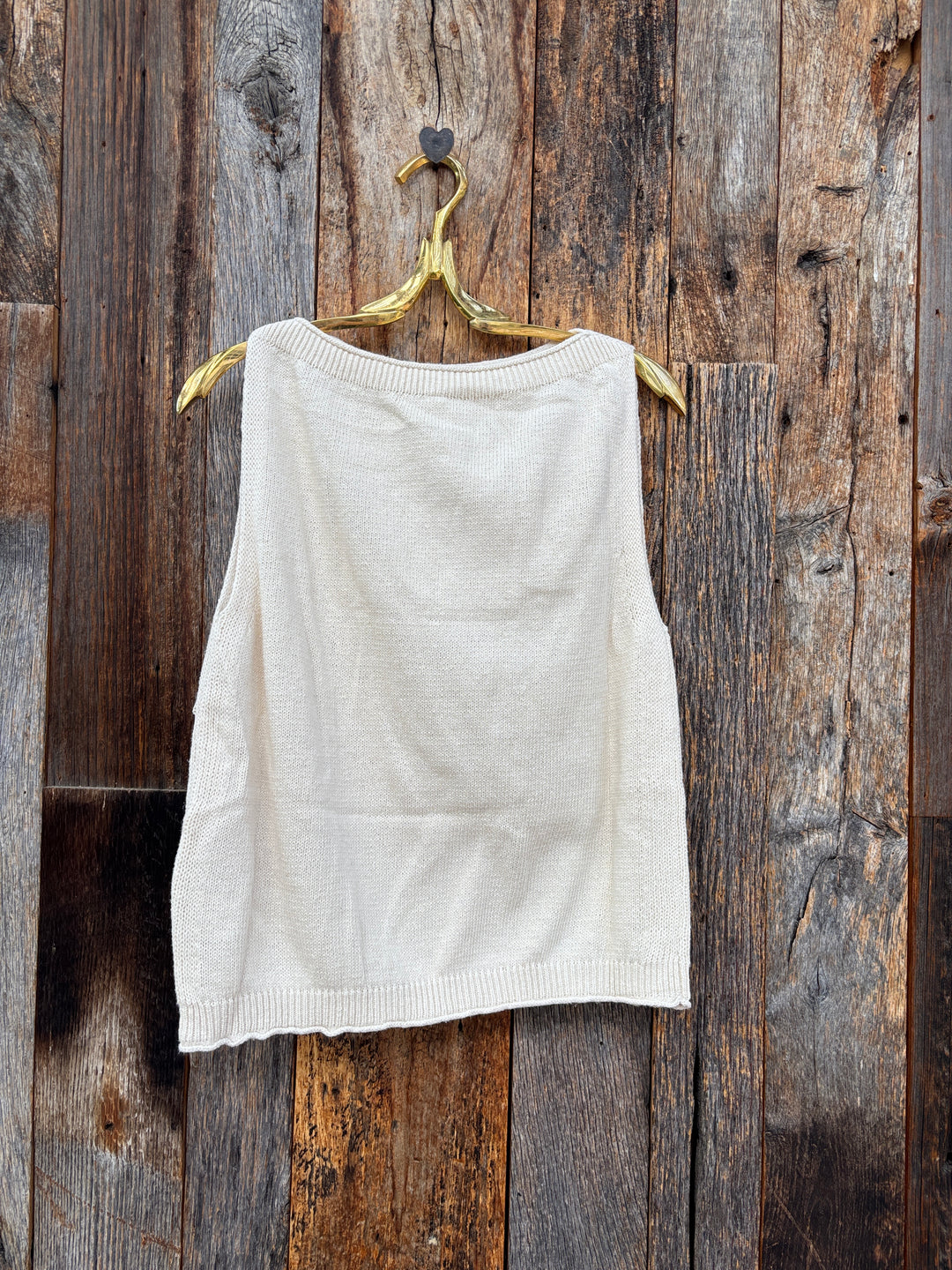 Paper Label Eunice Tank Gardenia