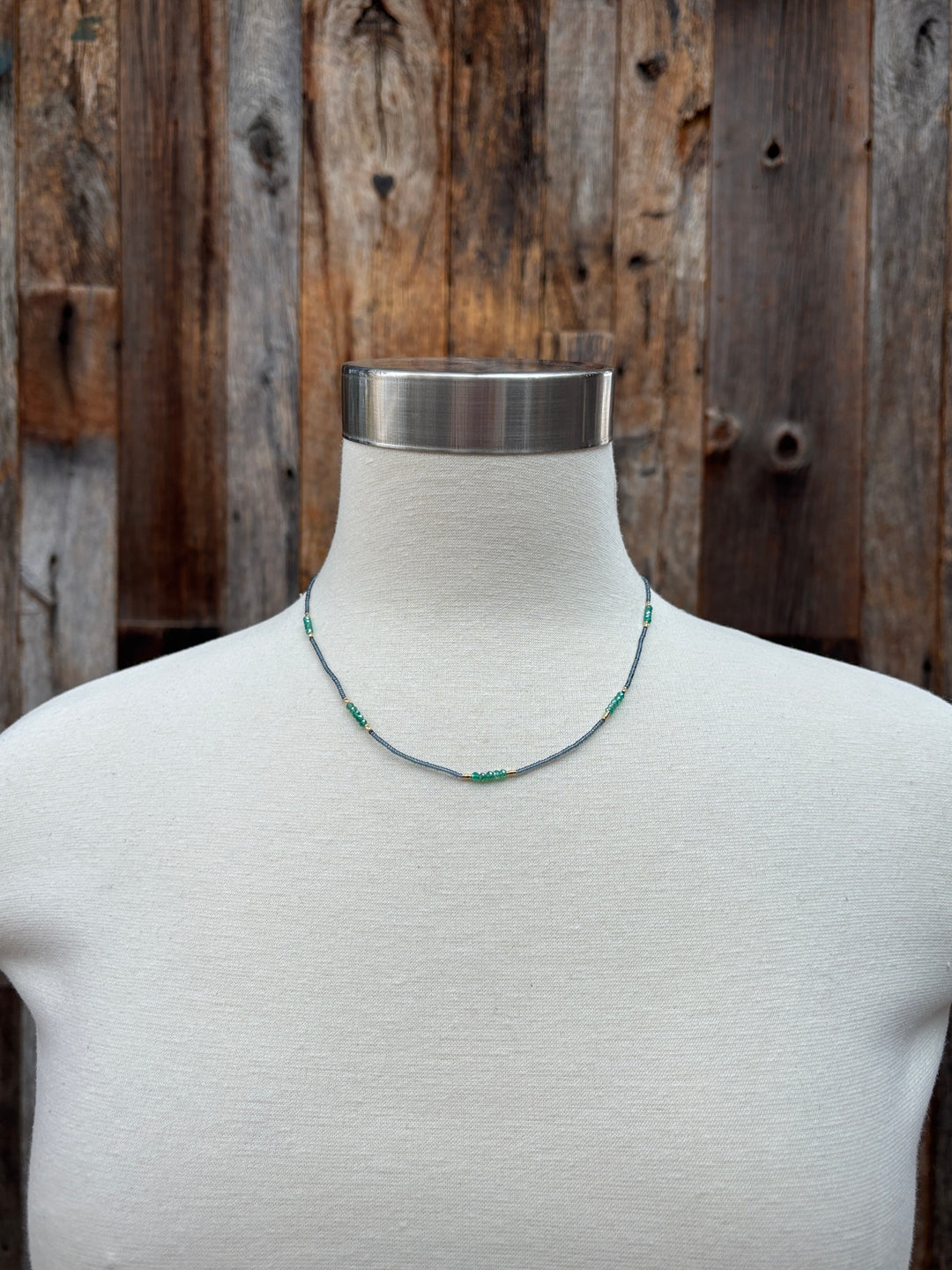 Debbie Fisher CST40/grey seed/green onyx/GV/GF