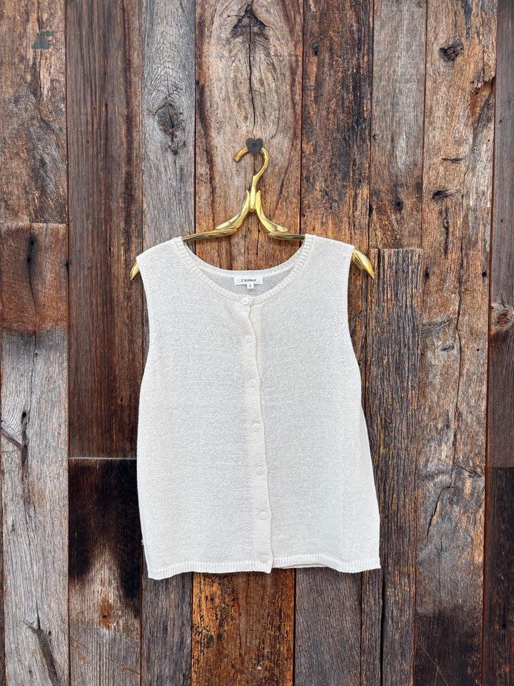 Z Supply Syd Sweater Vest - Sandstone