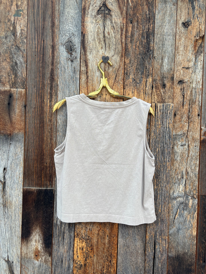 Z Supply Sloane V Neck - Stone Gray