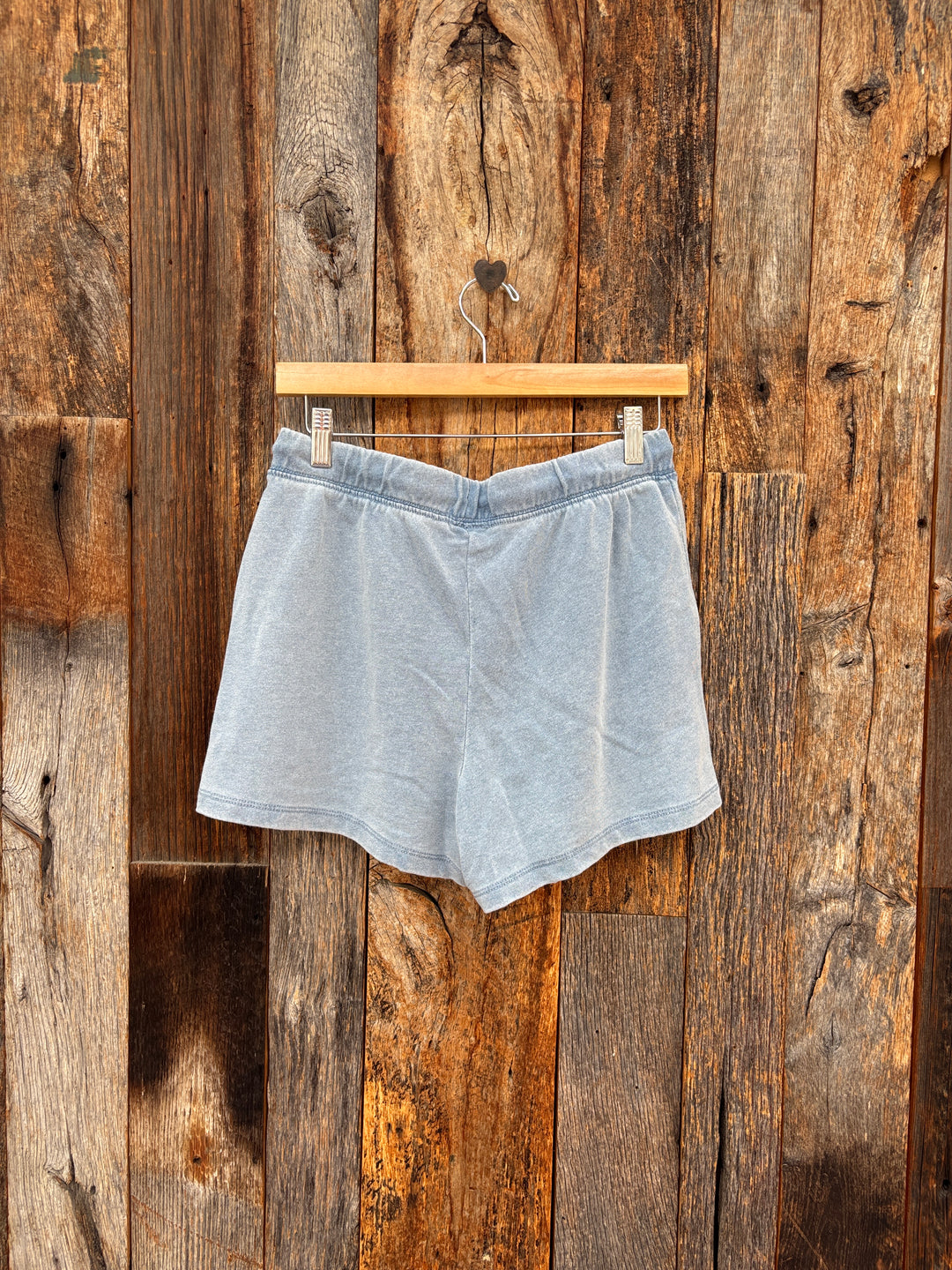 Z Supply Hunter Knit Denim Short - Ocean Air Indigo