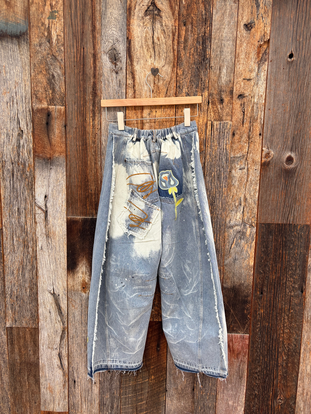 Jaded Gypsy Wildbloom Barrel Jeans