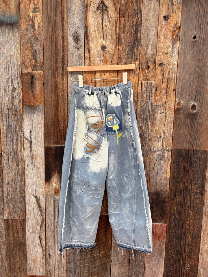 Jaded Gypsy Wildbloom Barrel Jeans