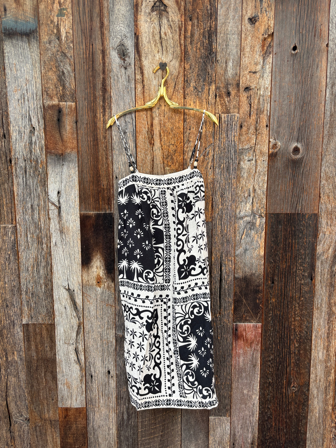 Bella Dahl Spaghetti Strap Midi Dress - Tropical Bandana