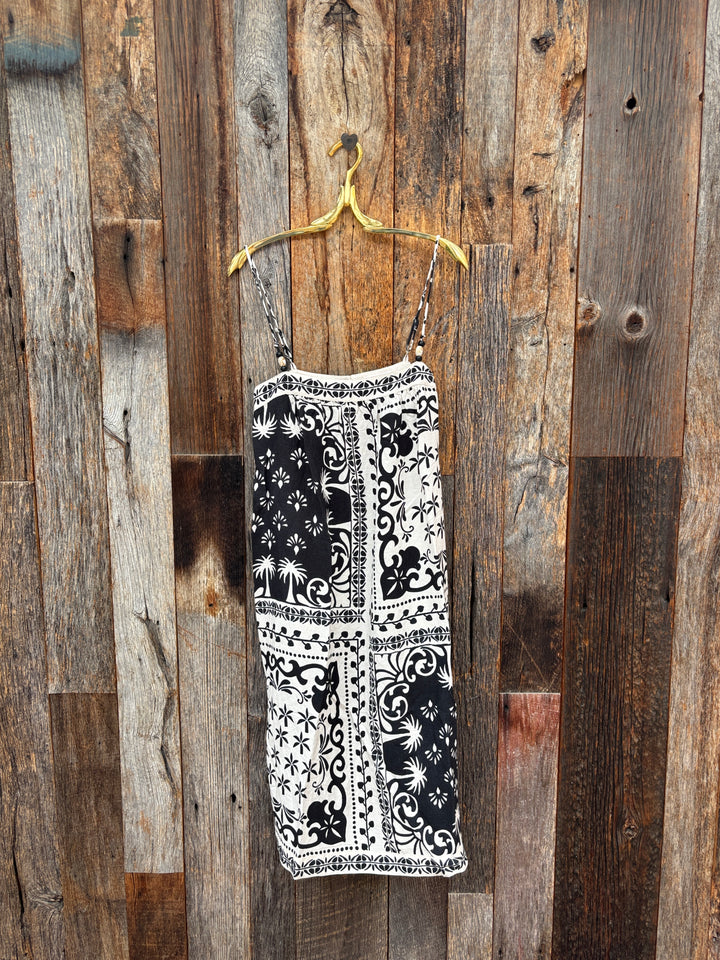 Bella Dahl Spaghetti Strap Midi Dress - Tropical Bandana