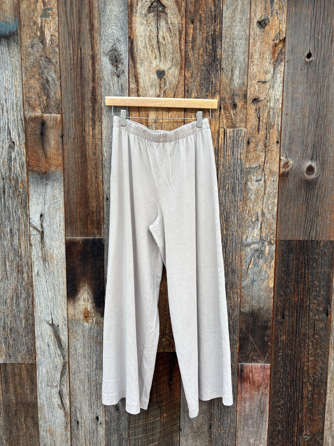 Z Supply Scout Jersey Crop Flare Pant - Stone Gray