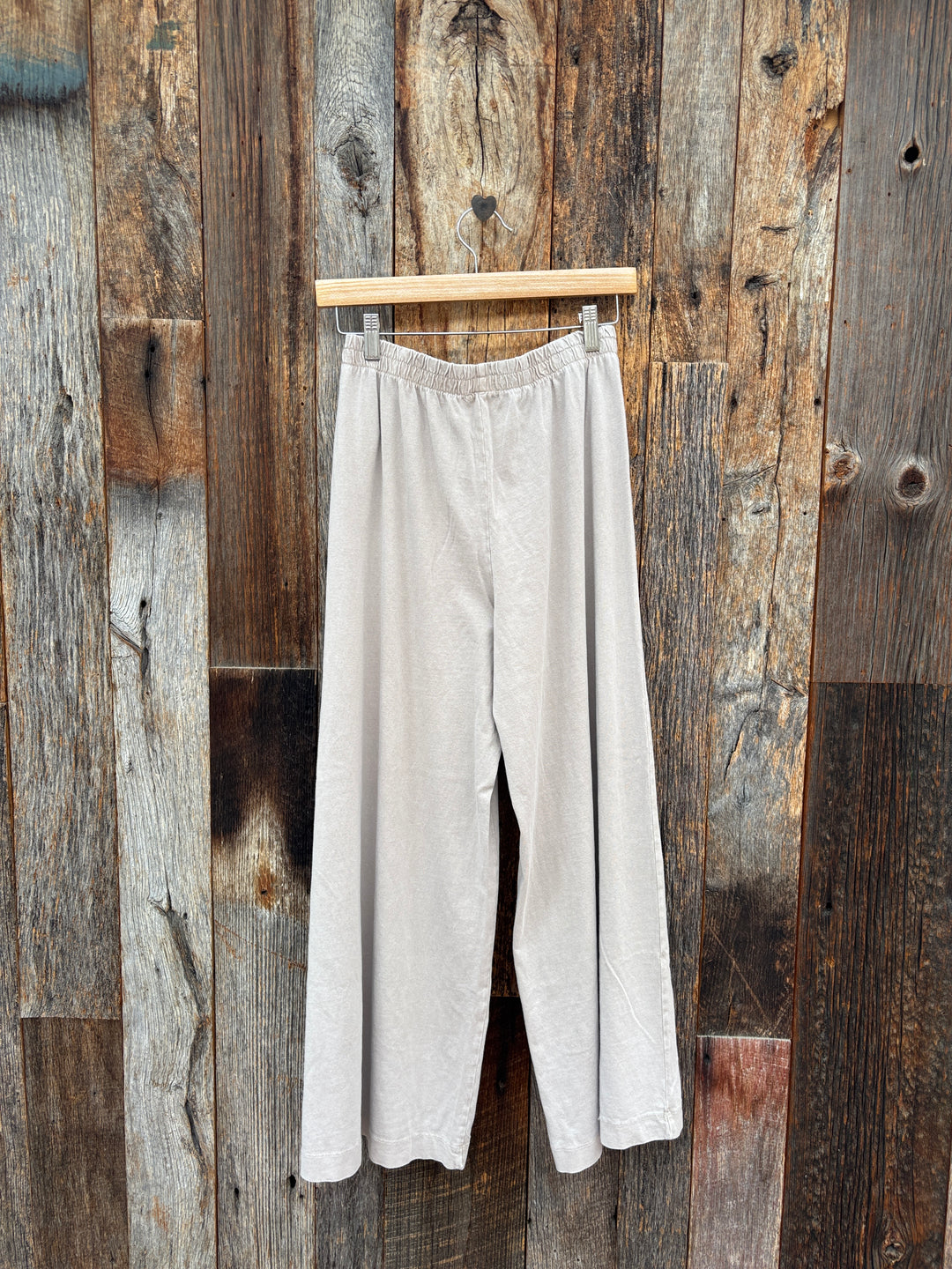 Z Supply Scout Jersey Crop Flare Pant - Stone Gray