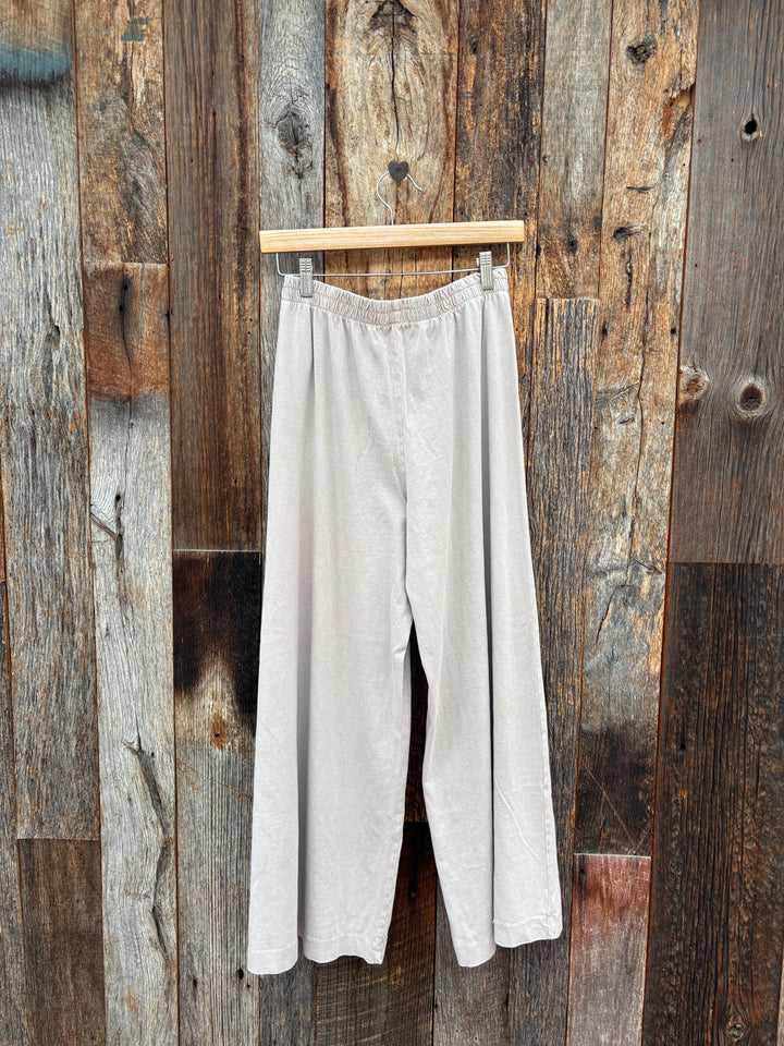 Z Supply Scout Jersey Crop Flare Pant - Stone Gray