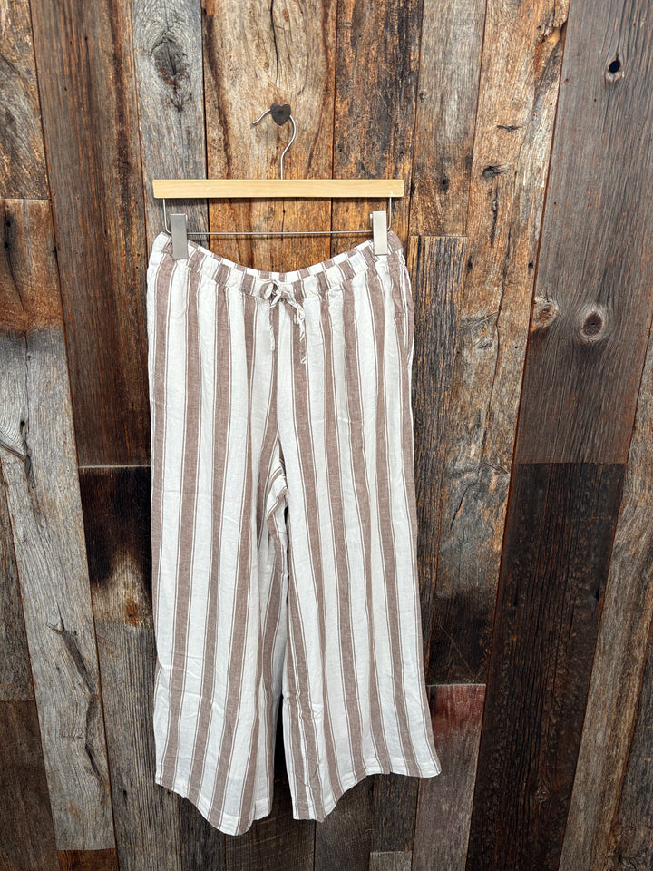 Z Supply Perfect Striped Pant Light Toffee