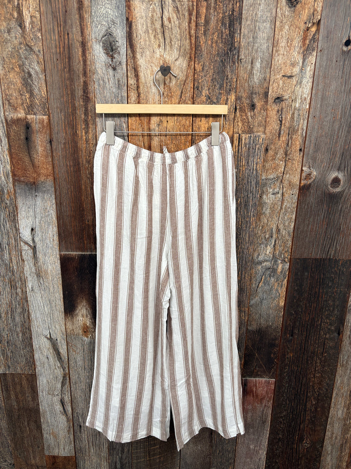Z Supply Perfect Striped Pant Light Toffee