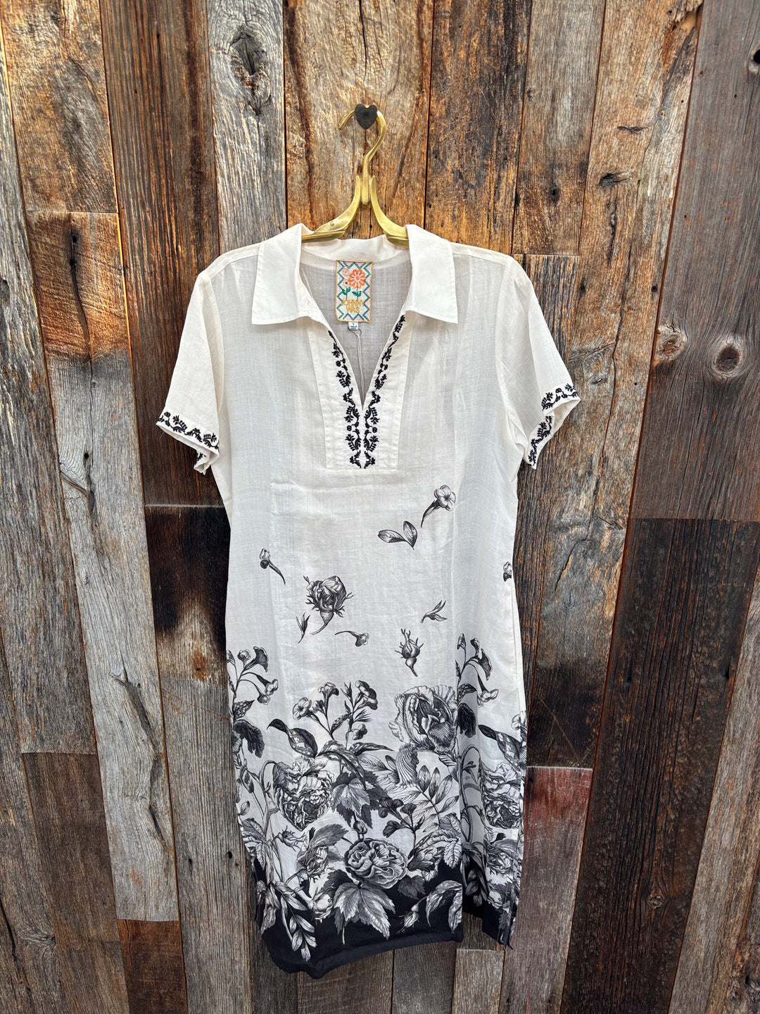Johnny Was Henley Collared Dress - Virelle