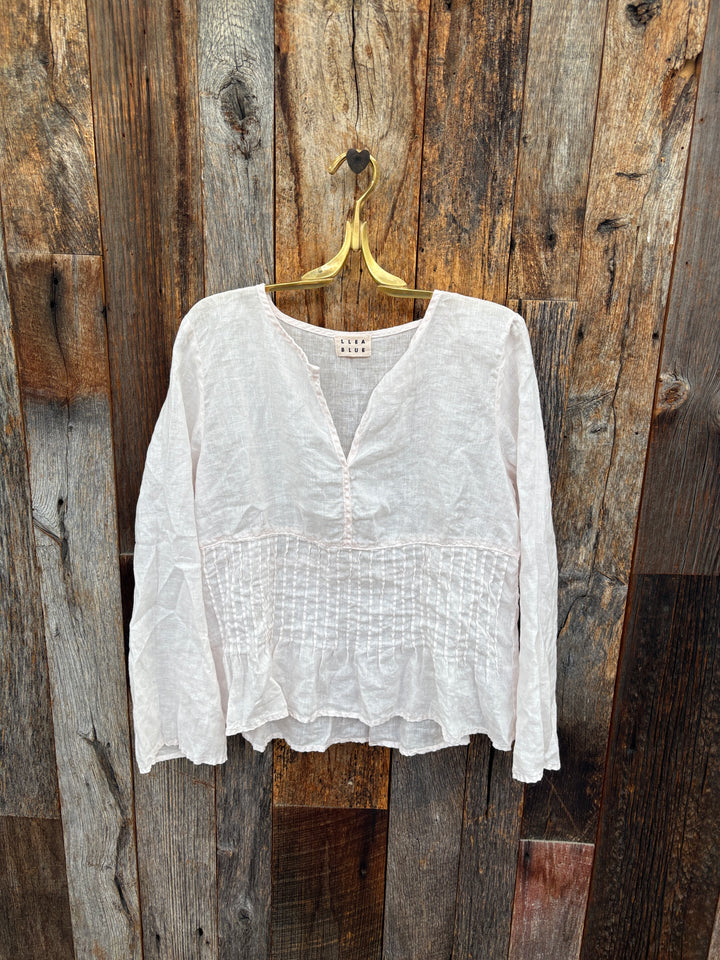 Llea Blue Sol (Alma) Tuck Top - Bermuda