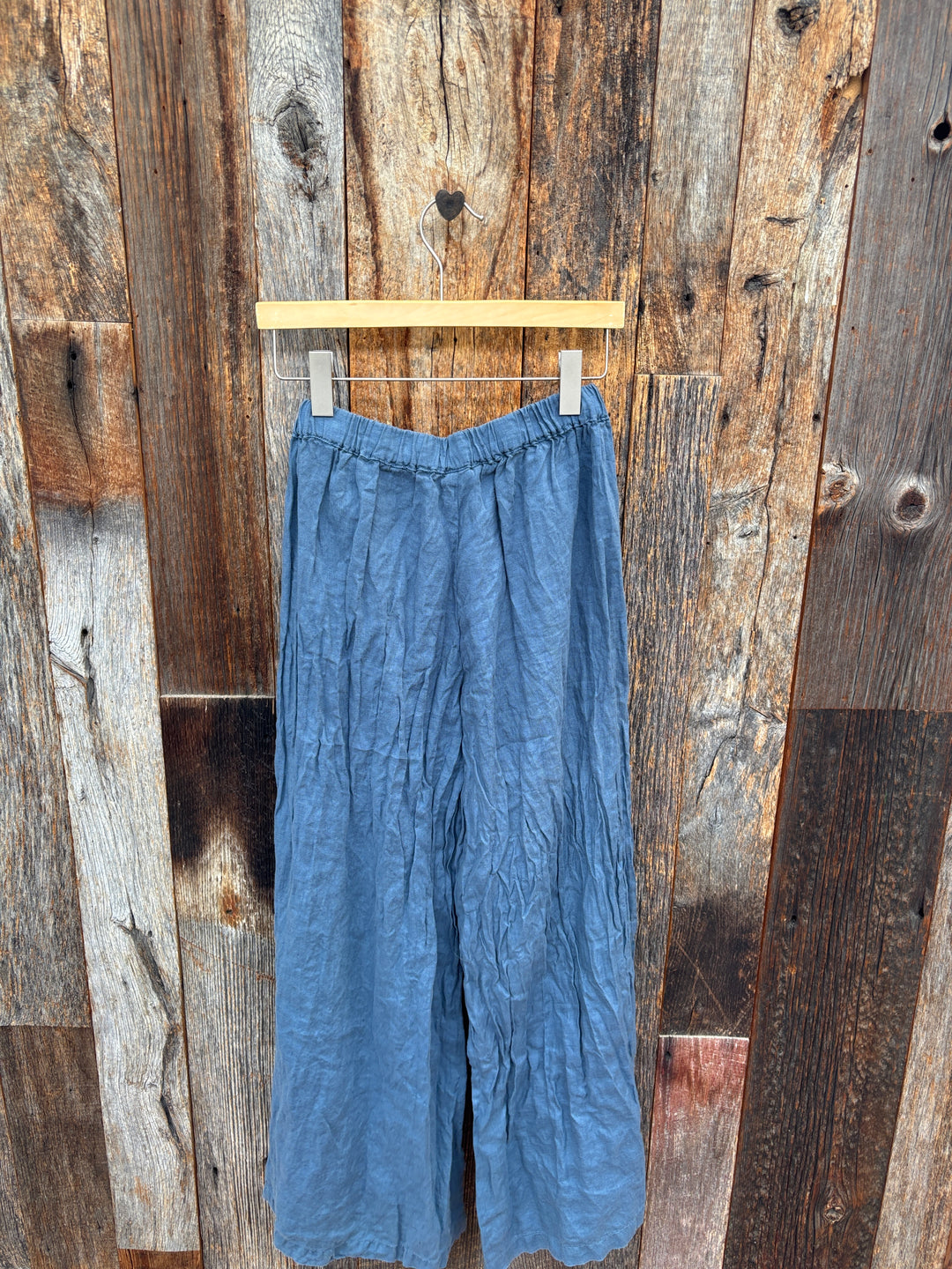 Llea Blue Becca Wide Leg Pant - Navy