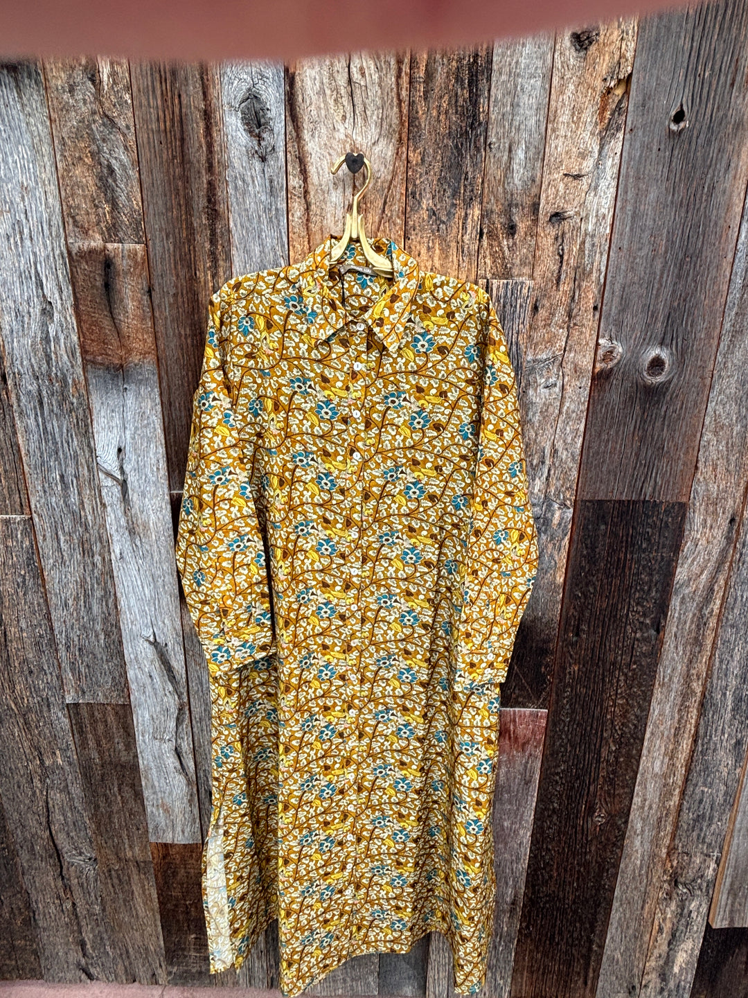 Chan Luu Garden Shirt Dress - Marigold