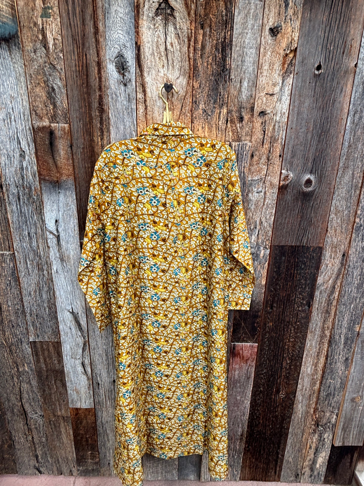 Chan Luu Garden Shirt Dress - Marigold