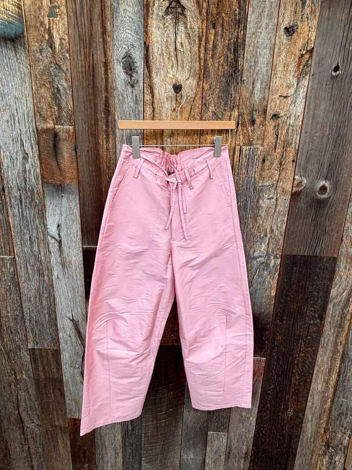 Chan Luu Techno Taffita Barrel Pant - Rose