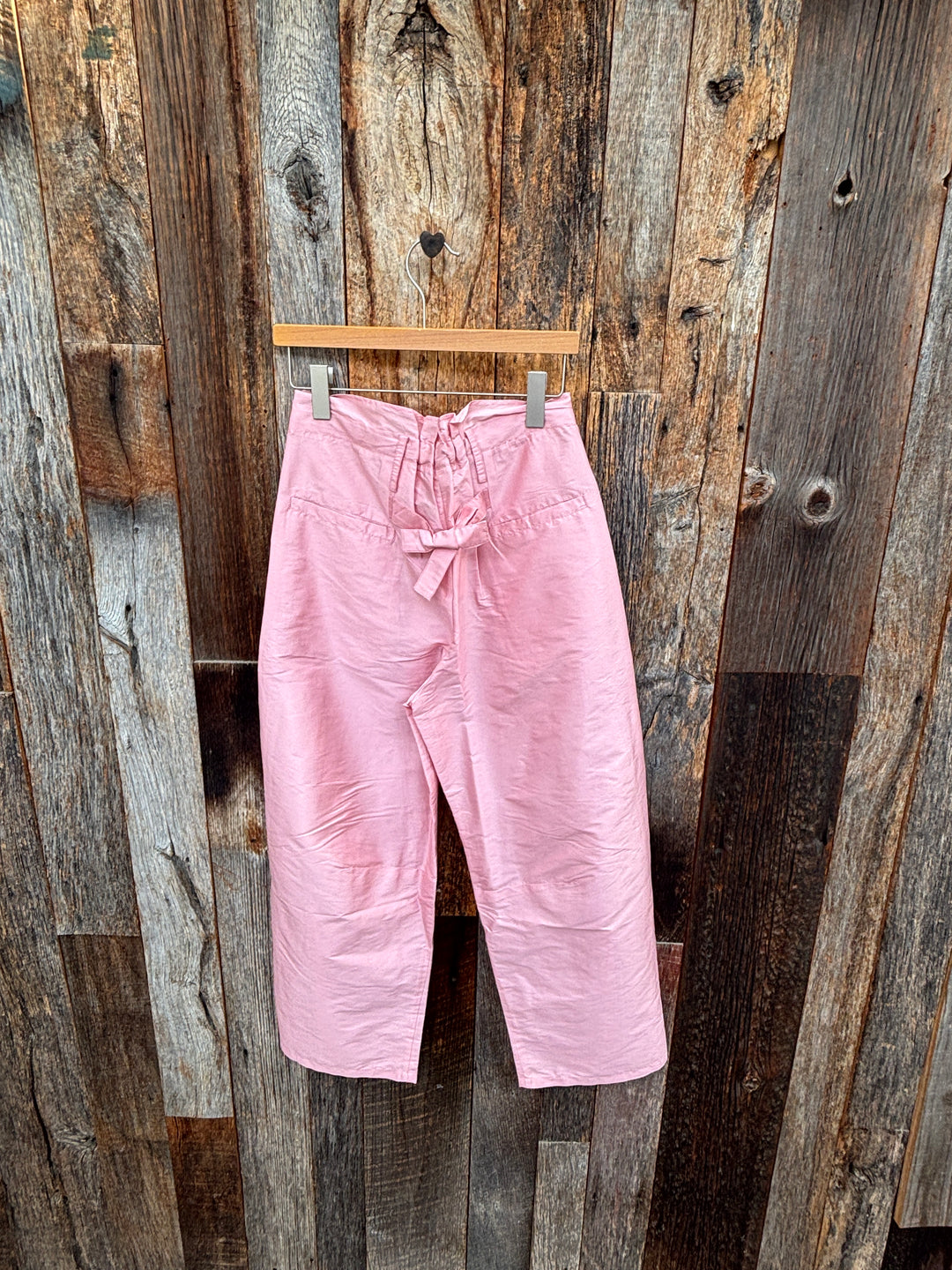 Chan Luu Techno Taffita Barrel Pant - Rose