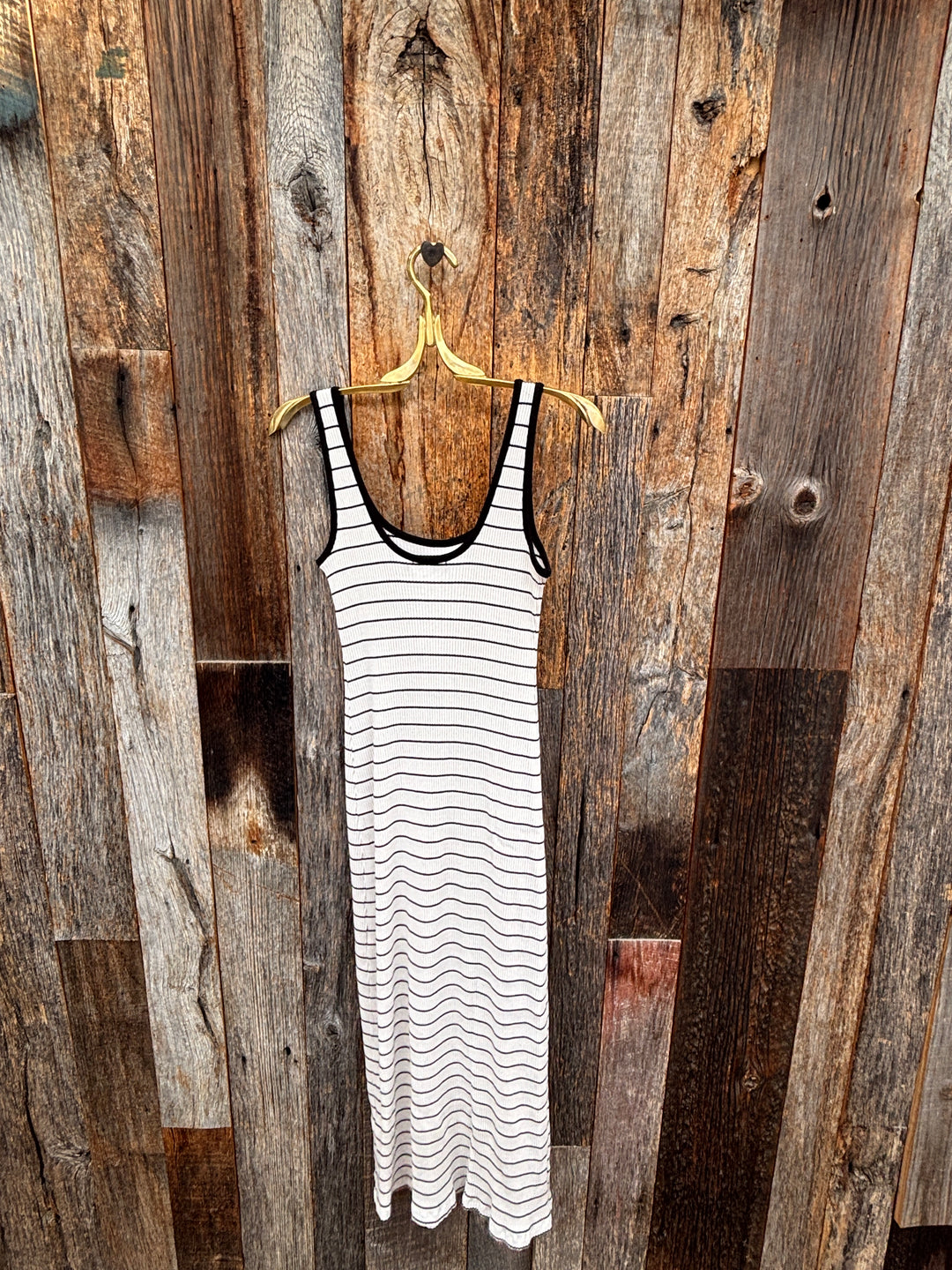 Sundry Low Back Tank Dress Pearl