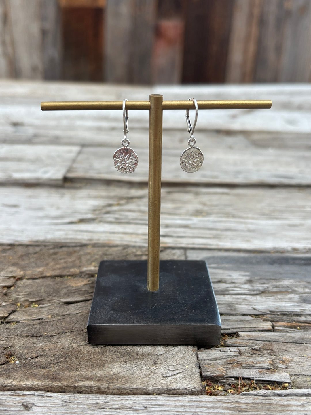 Ashton Gambrion Star Coin Earrings