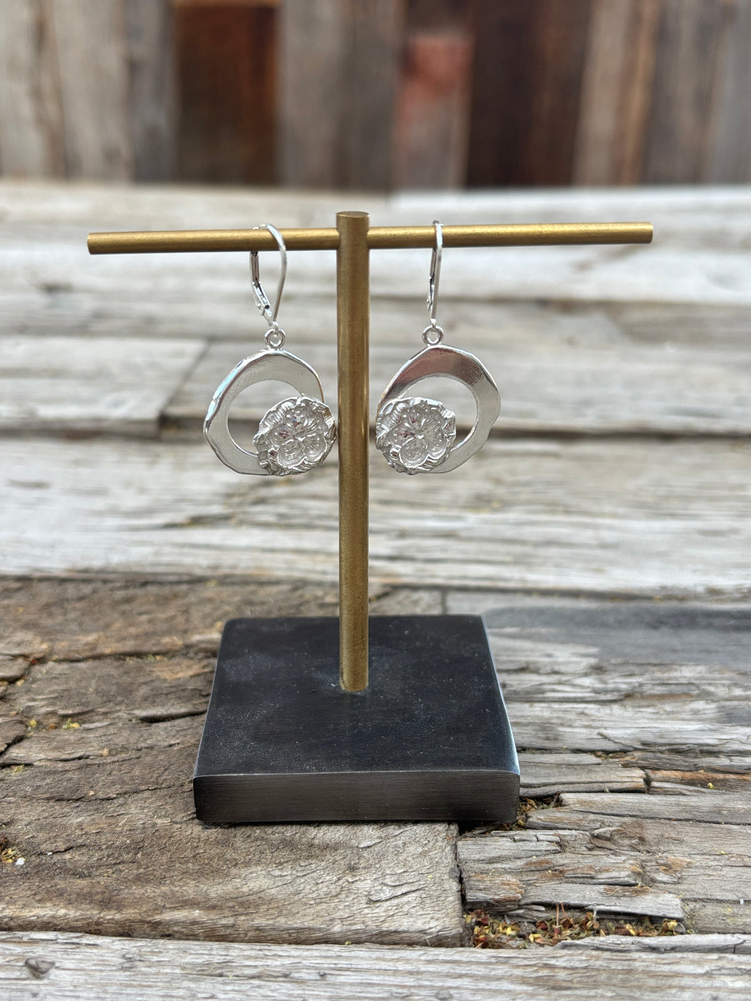 Ashton Flower Power Earrings- Sterling Silver