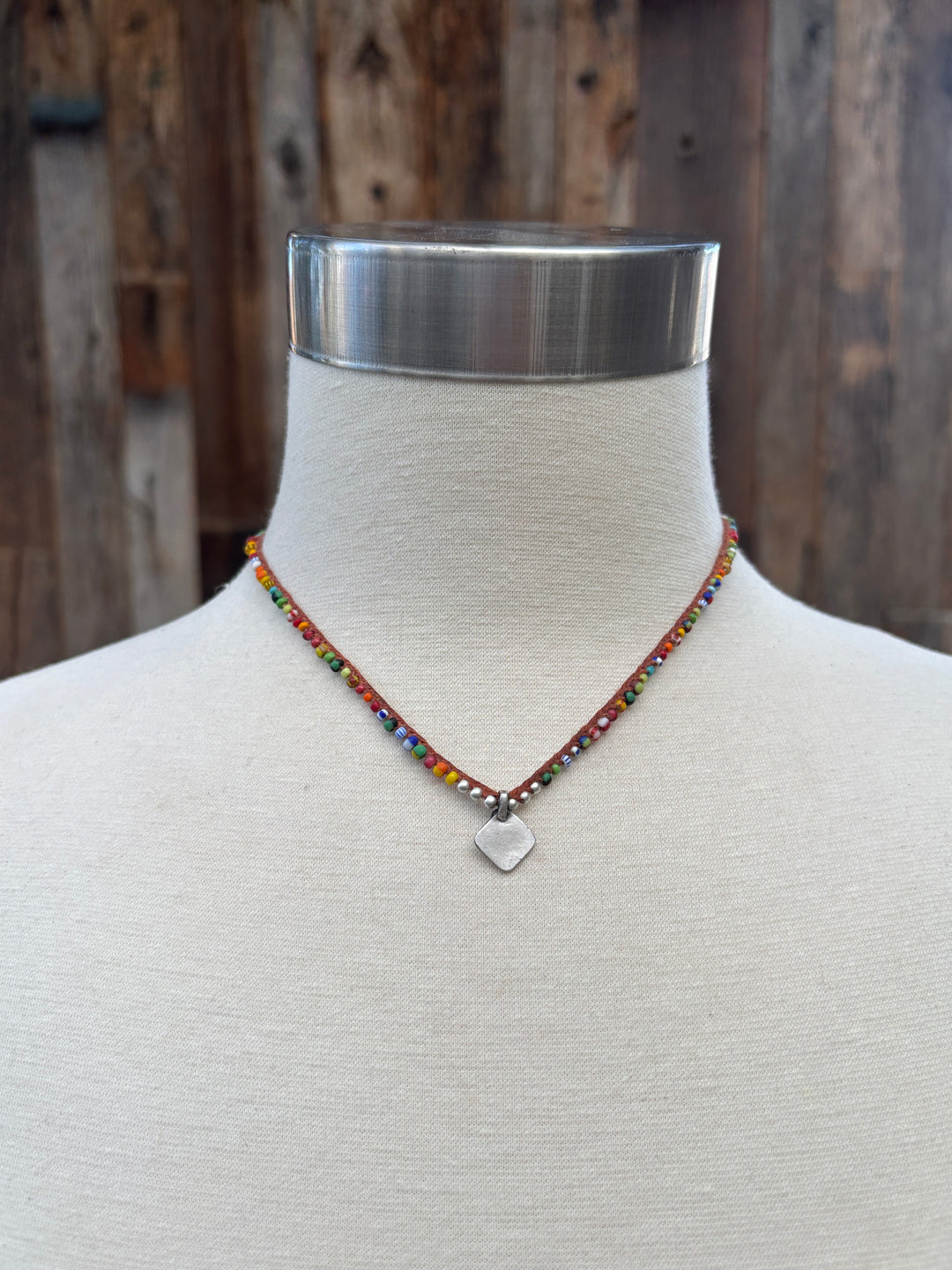 Minetta Rainbow w/ Tika Pendant Necklace