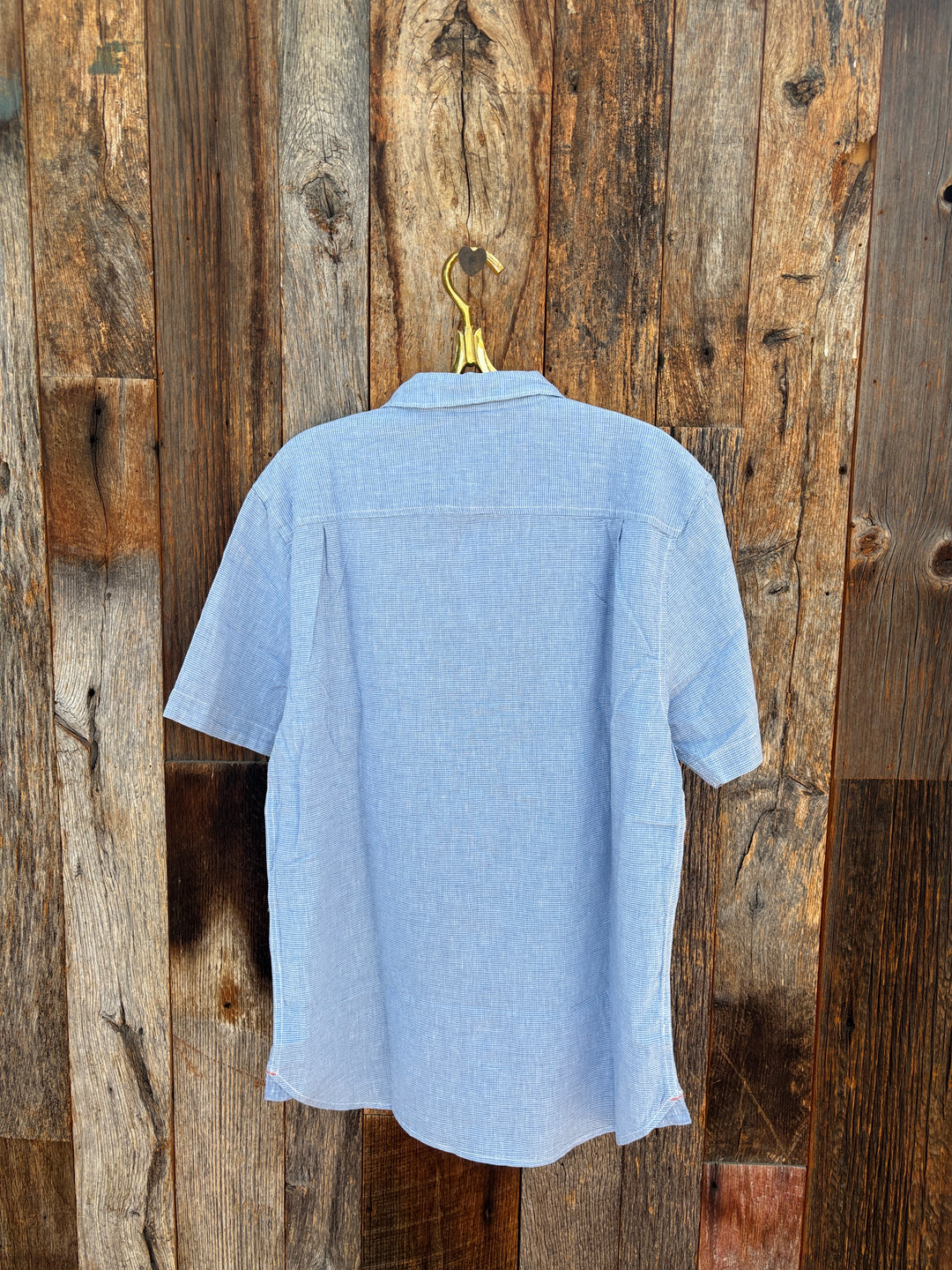 True Grit S/S 1 Pocket Shirt- Soft Blue