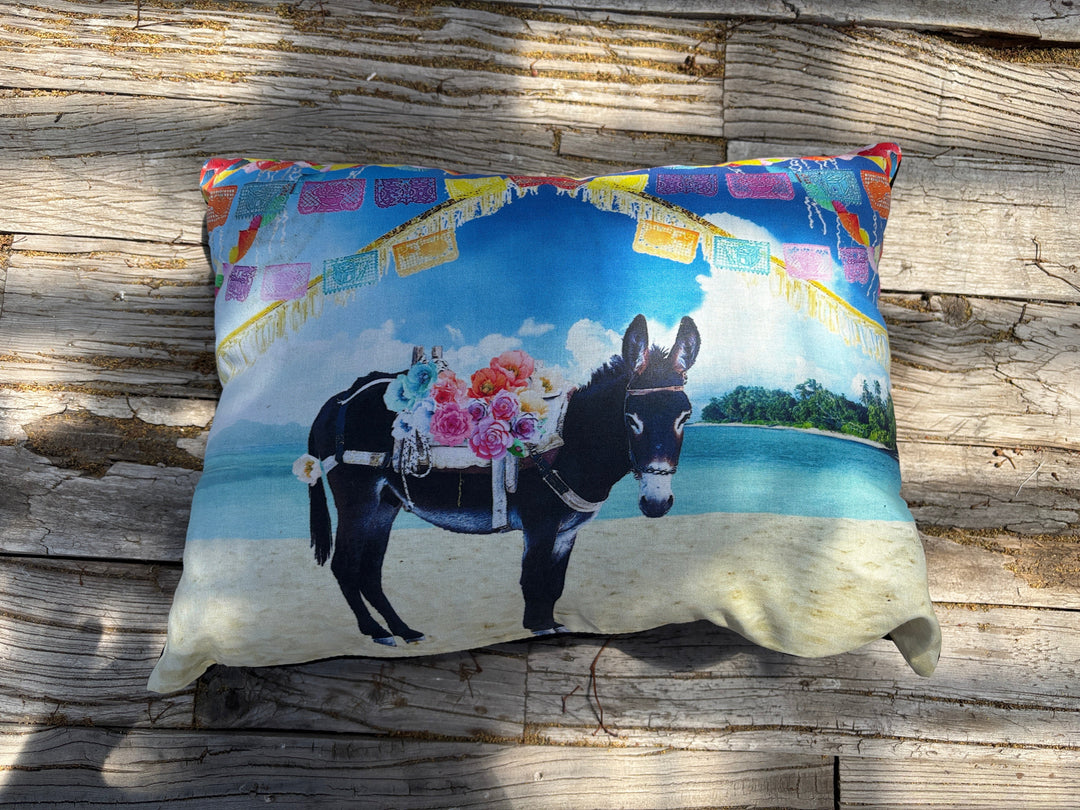 Totem Salvaged Donkey Pillow P-584