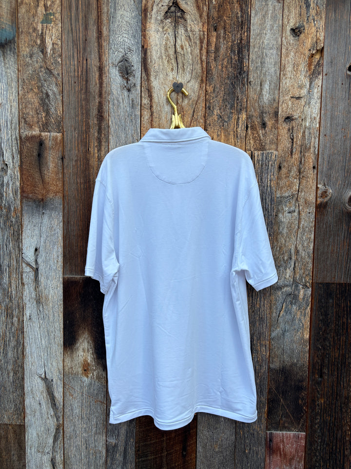 True Grit Del Mar Polo-White