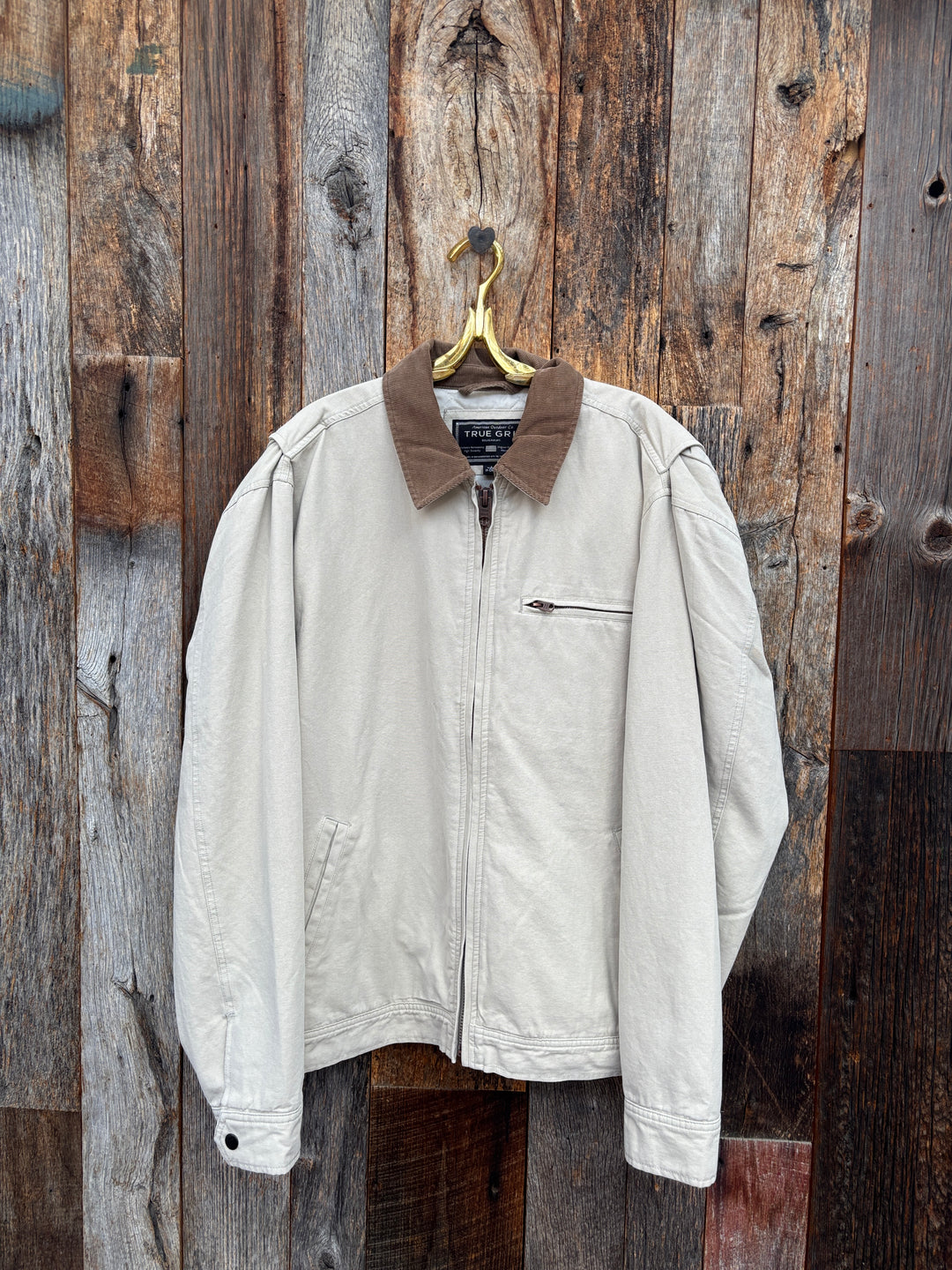 True Grit Route 66 Drifter Work Jacket Stone