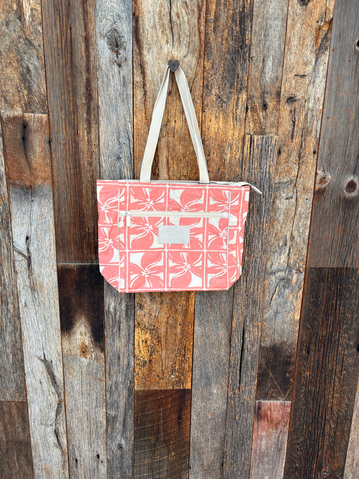 Aloha Lattice Go-To Tote - Sun Baked