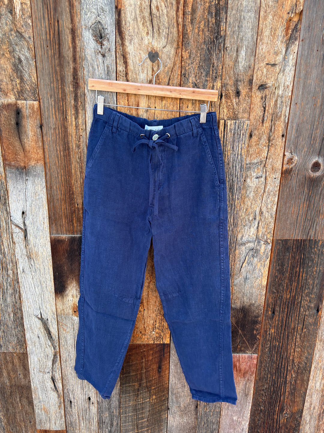 Bella Dahl Soft Barrel Zip Front Pants - Nautical Night