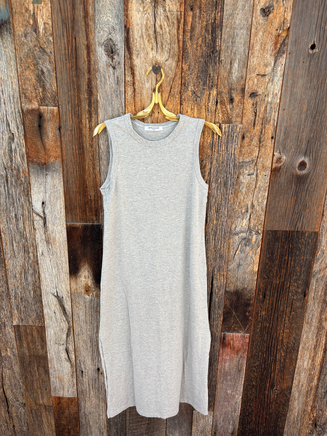 Perfect White Tee - Lanell Supima Cotton Sleeveless Dress