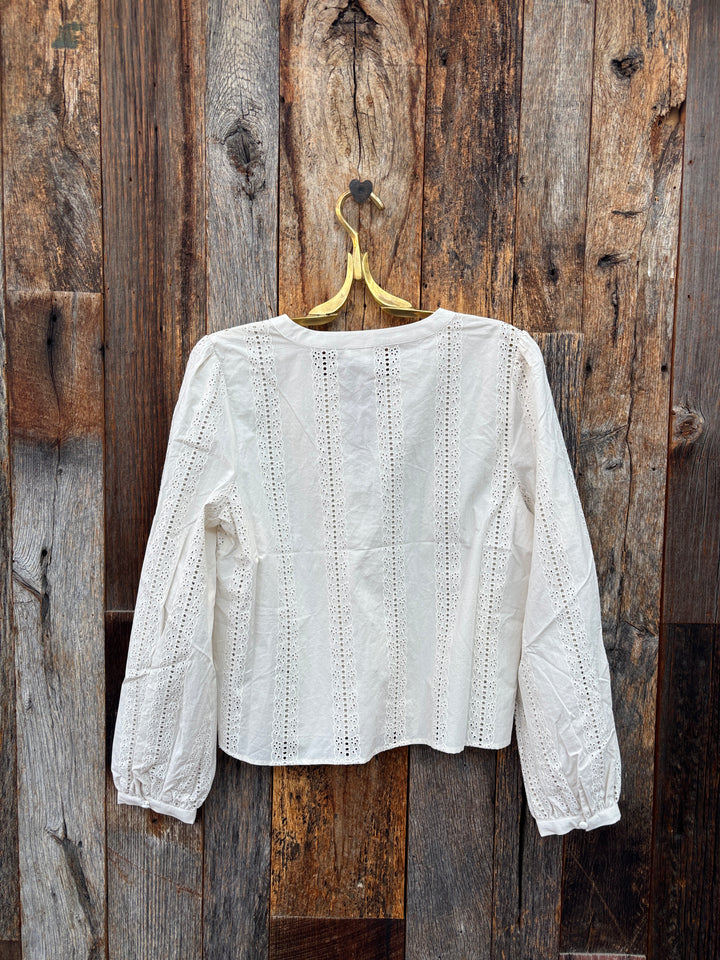 Z Supply Louella Button Up Top - Cloud