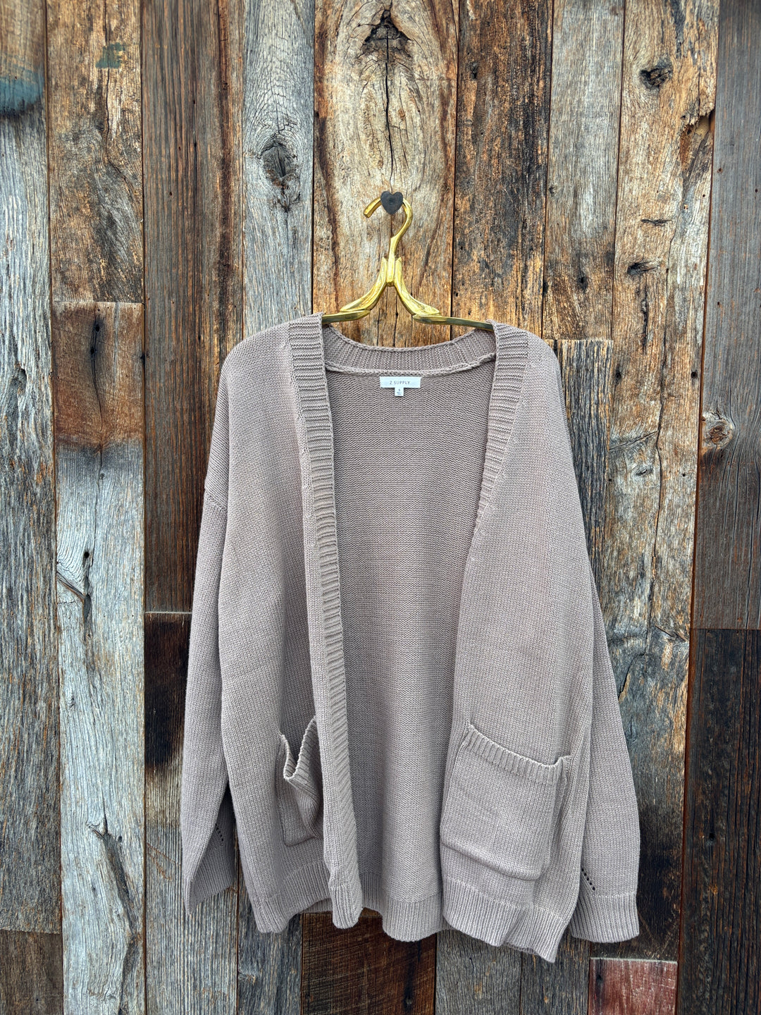 Z Supply Sanborn Cardigan - Wild Mushroom