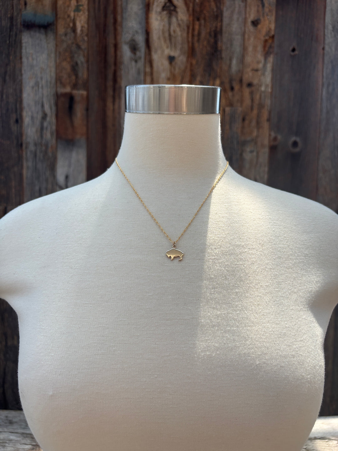 Ashton Buffalo Necklace GF Small