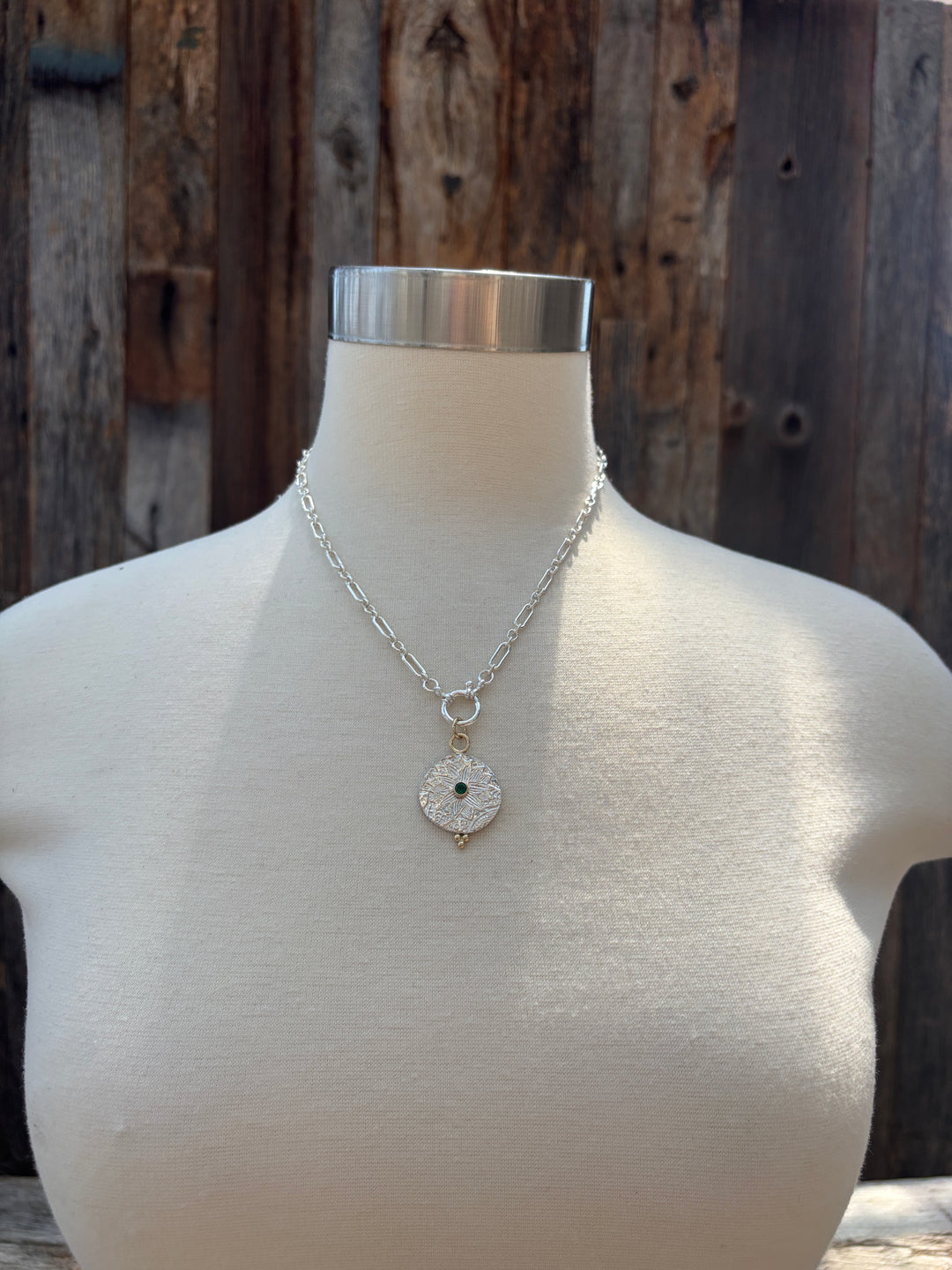 Ashton Blue Topaz Fiore Necklace