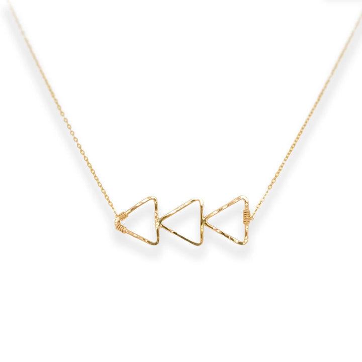 Sabina Brazen Bar Necklace 18" GF SN25G18