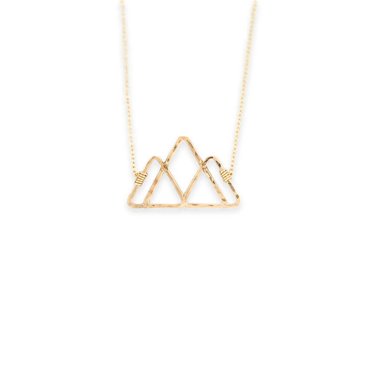 Sabina 3 Peaks Mountain Necklace GF
