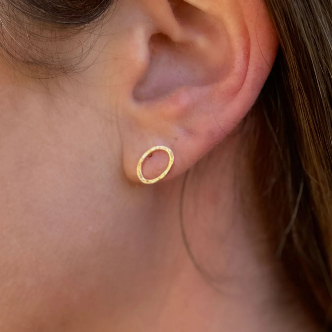 Sabina Oval Studs GF SS14G