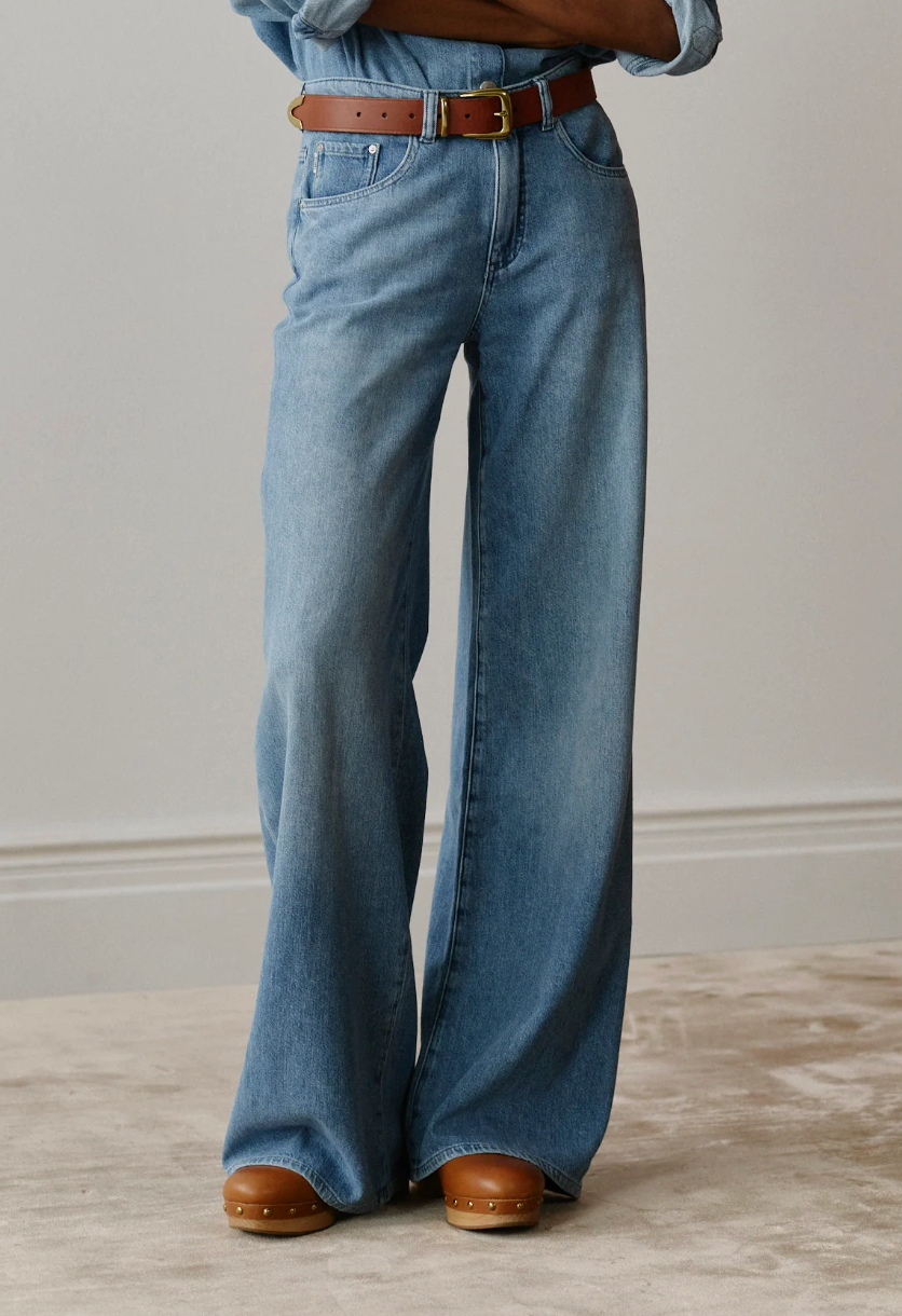 DL1961 Alex Baggy Wide Leg Riverbank