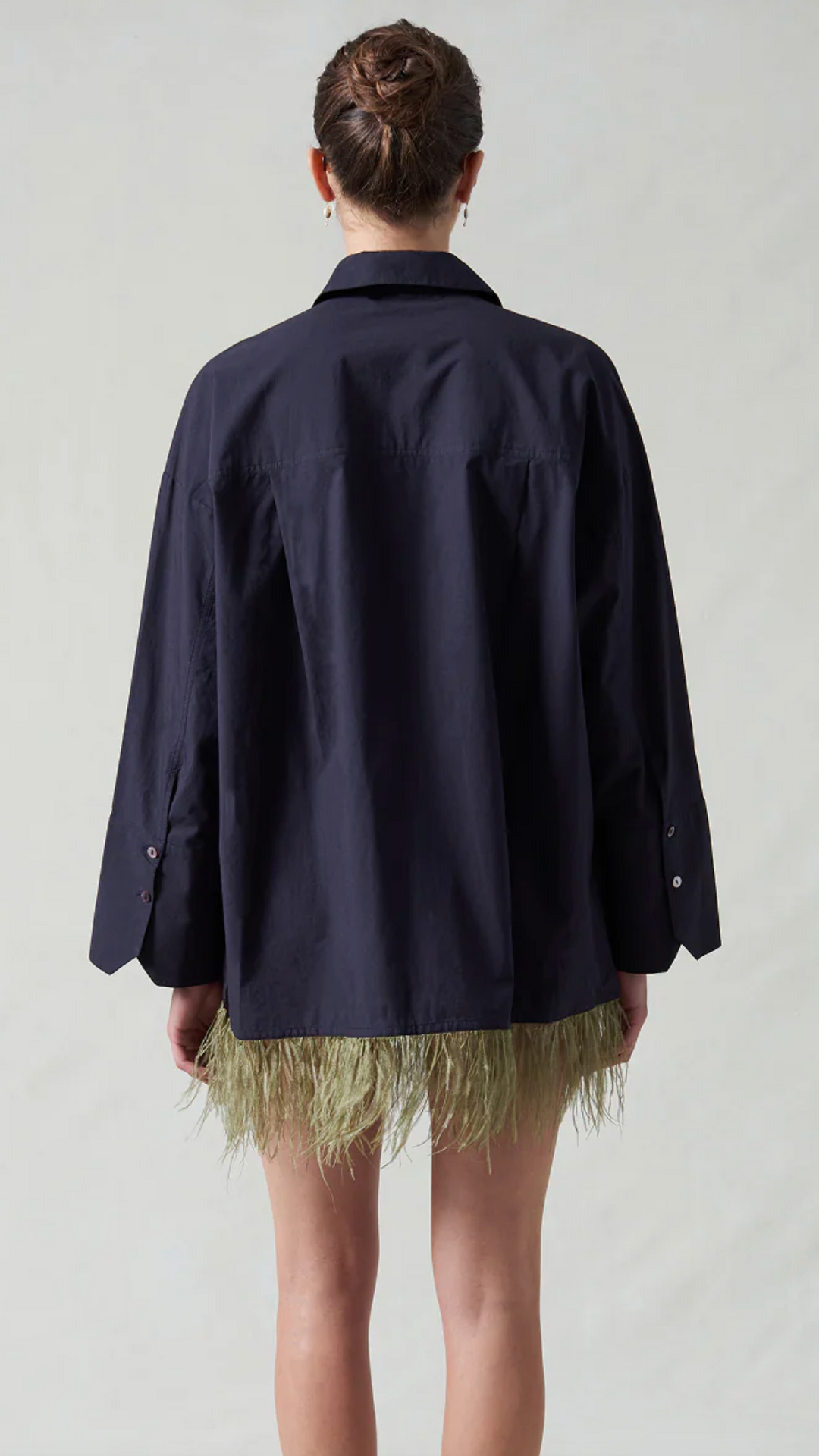 Chan Luu Shoelace Shirt Midnight Navy  PC-BL-3027A