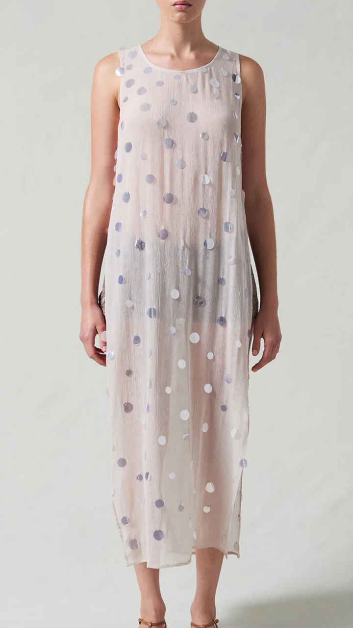 Chan Luu Chloe Sequin Tunic Earth O/S