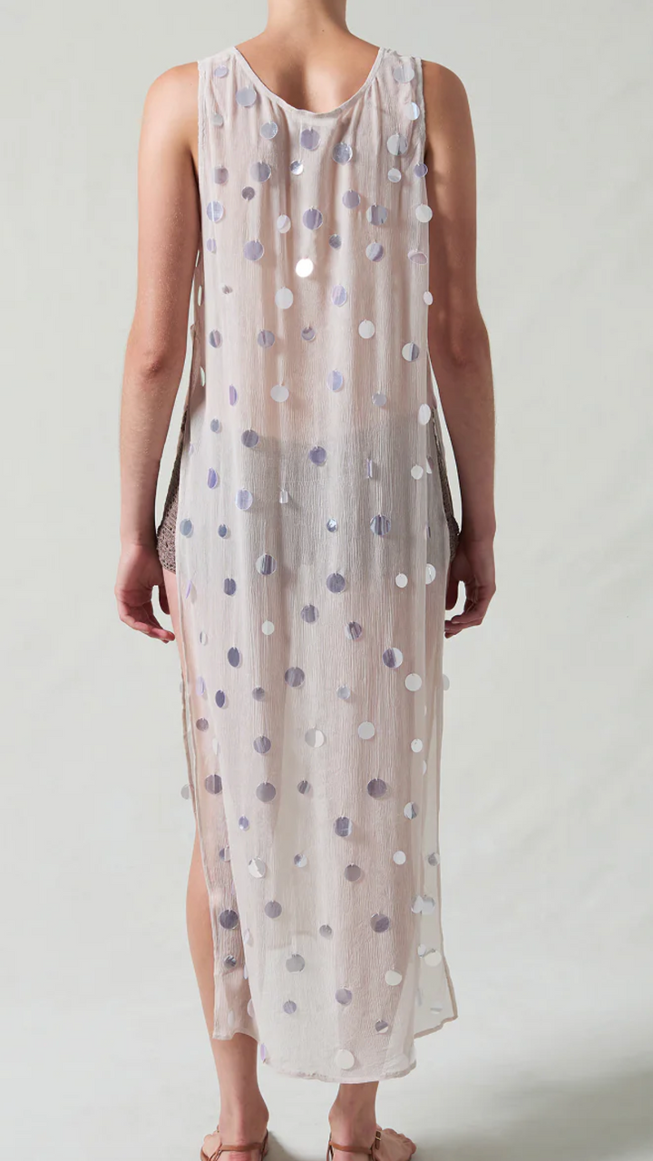 Chan Luu Chloe Sequin Tunic Earth O/S
