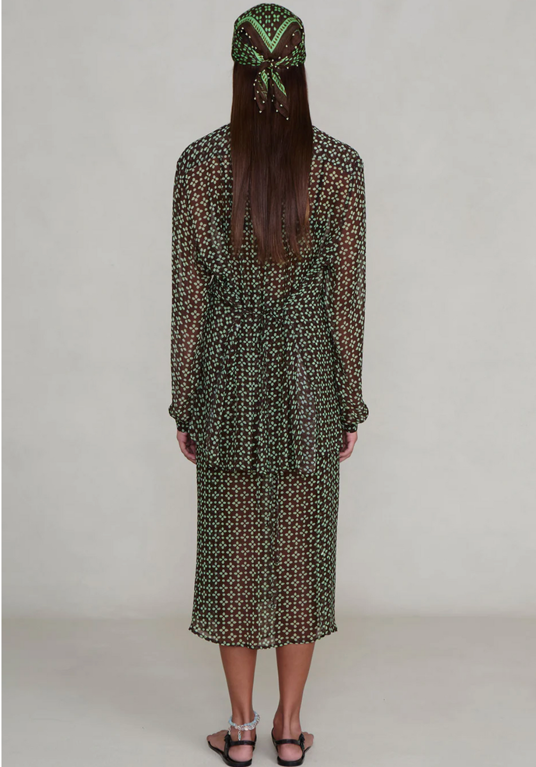 Chan Luu Tethered Button Up Shirt - Espresso