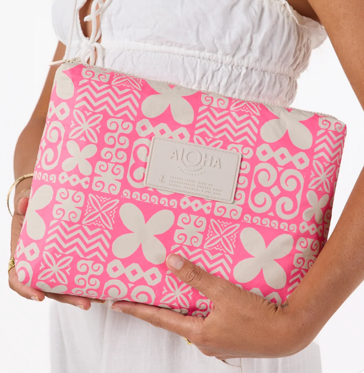 Aloha Oceania Mid - Neon Pink/Sandstone