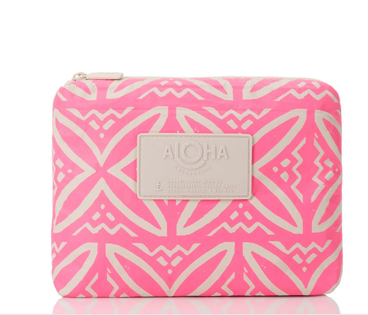 Aloha Pasifika Small - Neon Pink/Sandstone