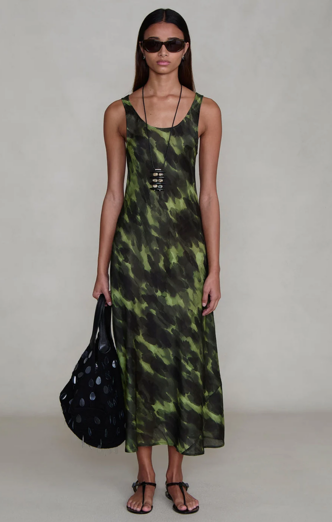 Chan Luu Studio Tank Dress Camo DF-DR-3527-CAMO-1